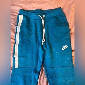Nike Men's Bright Blue Sweatpants - Size Small